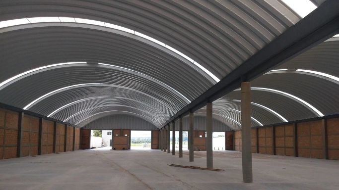 Modelo arcotecho bodega 